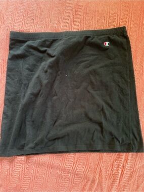 Champion Black Mini Skirt with Embroidered C Logo
